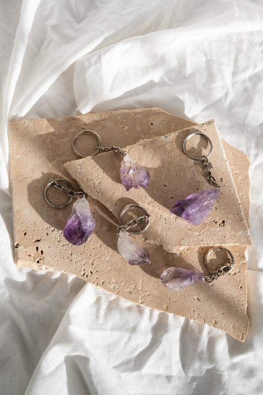 Amethyst Keyring