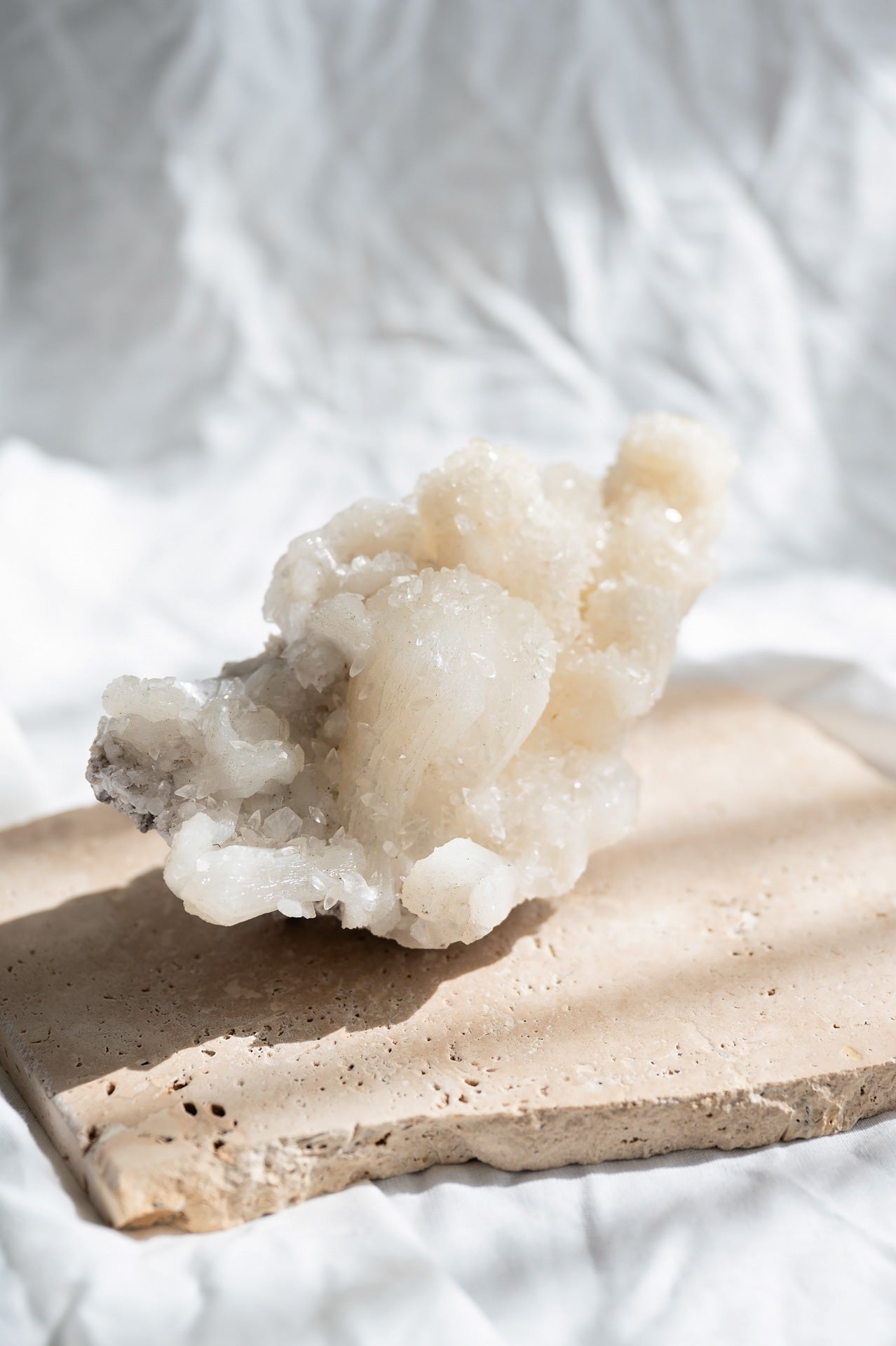 Apophyllite & Stilbite Clusters