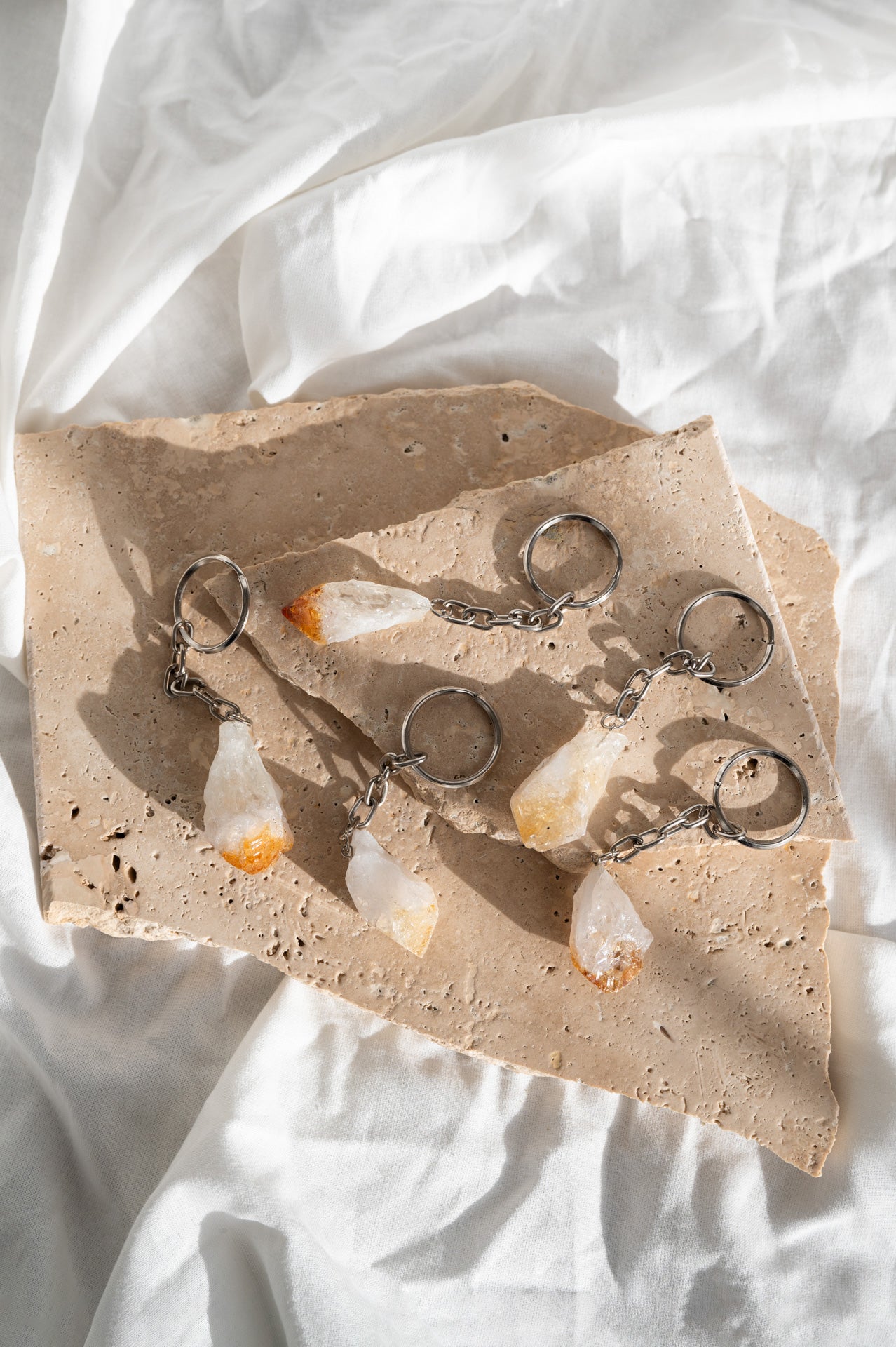 Citrine Keyring