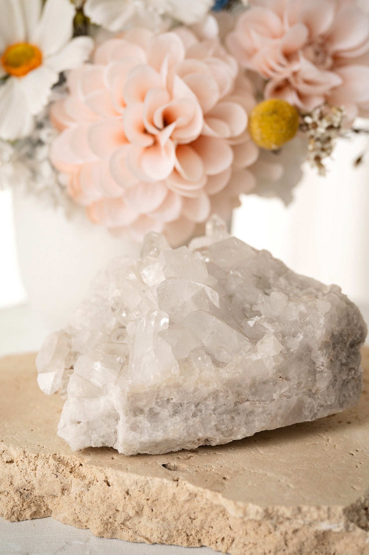 Clear Quartz Cluster Statement Piece 2