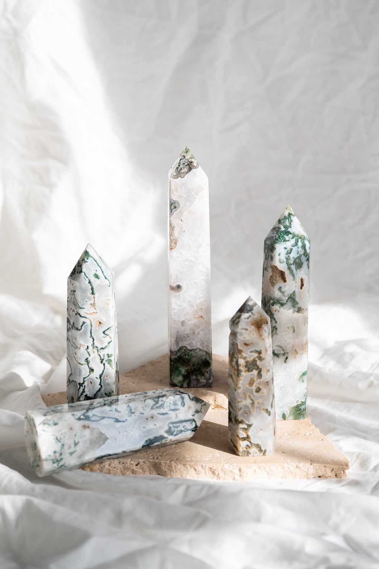 Moss Agate Towers