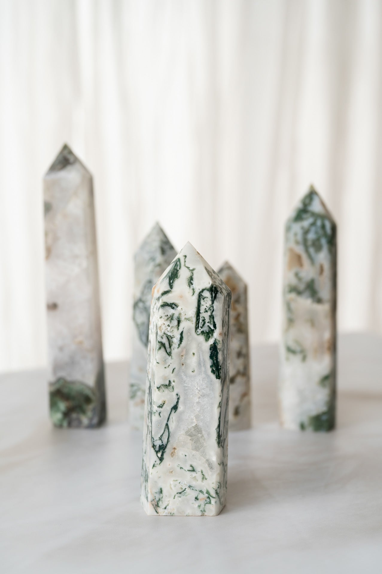 Moss Agate Towers