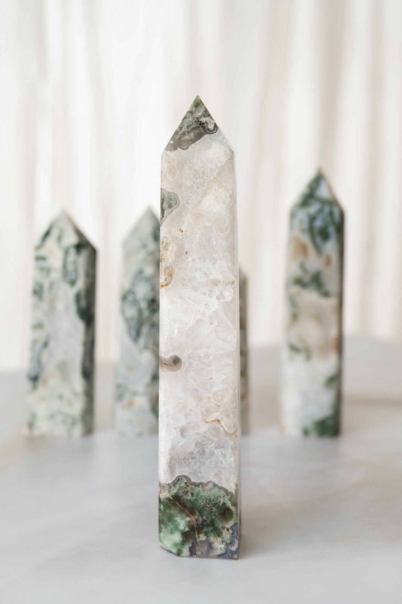 Moss Agate Towers