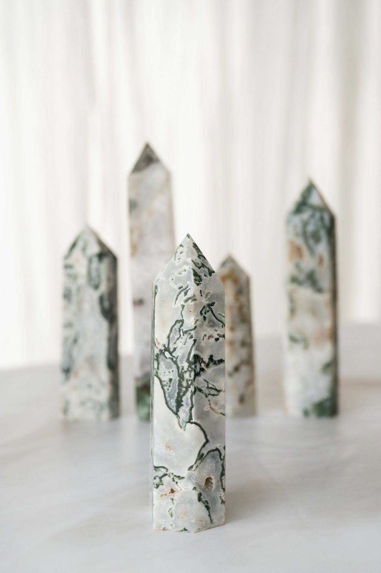 Moss Agate Towers