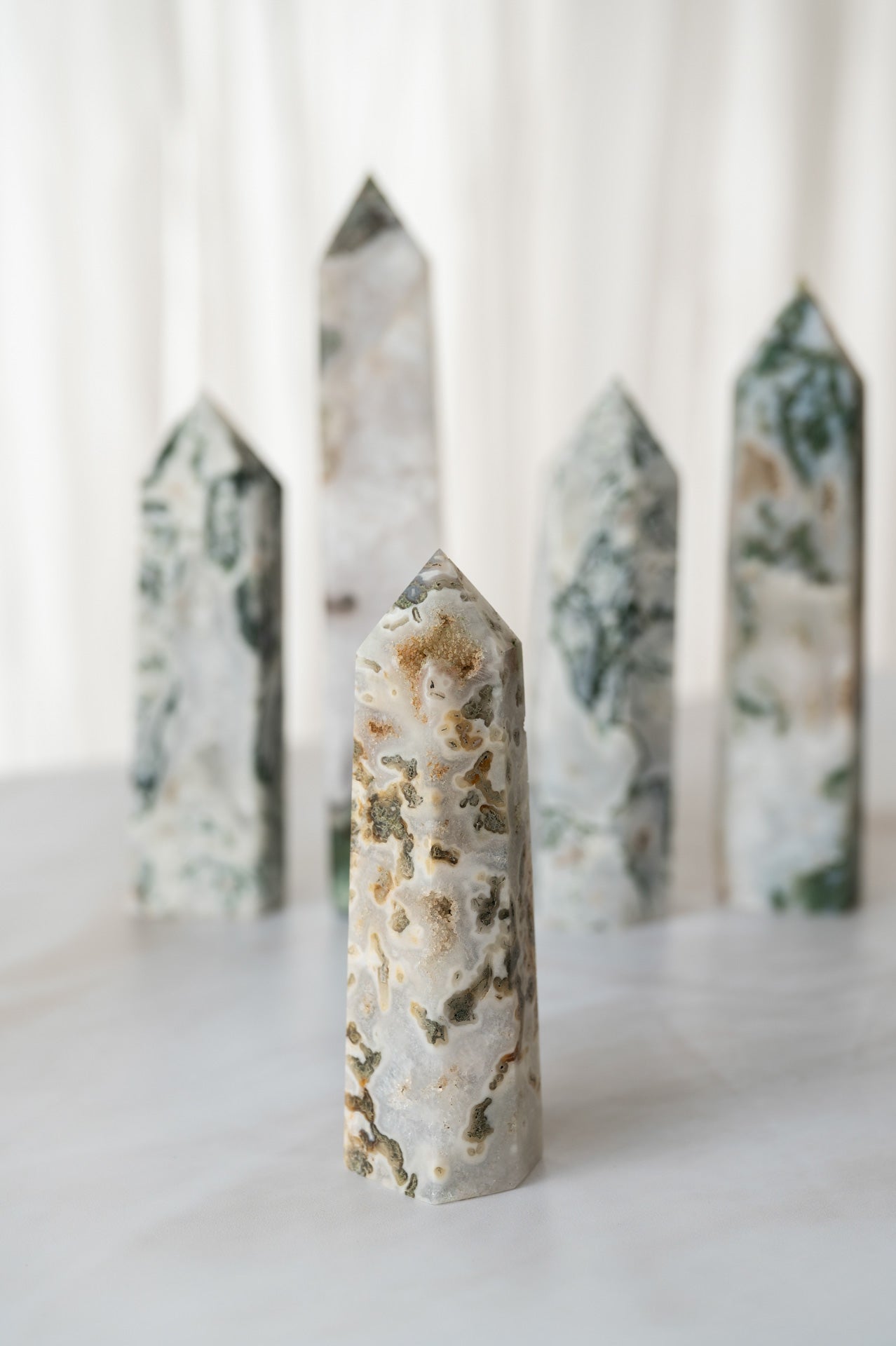 Moss Agate Towers