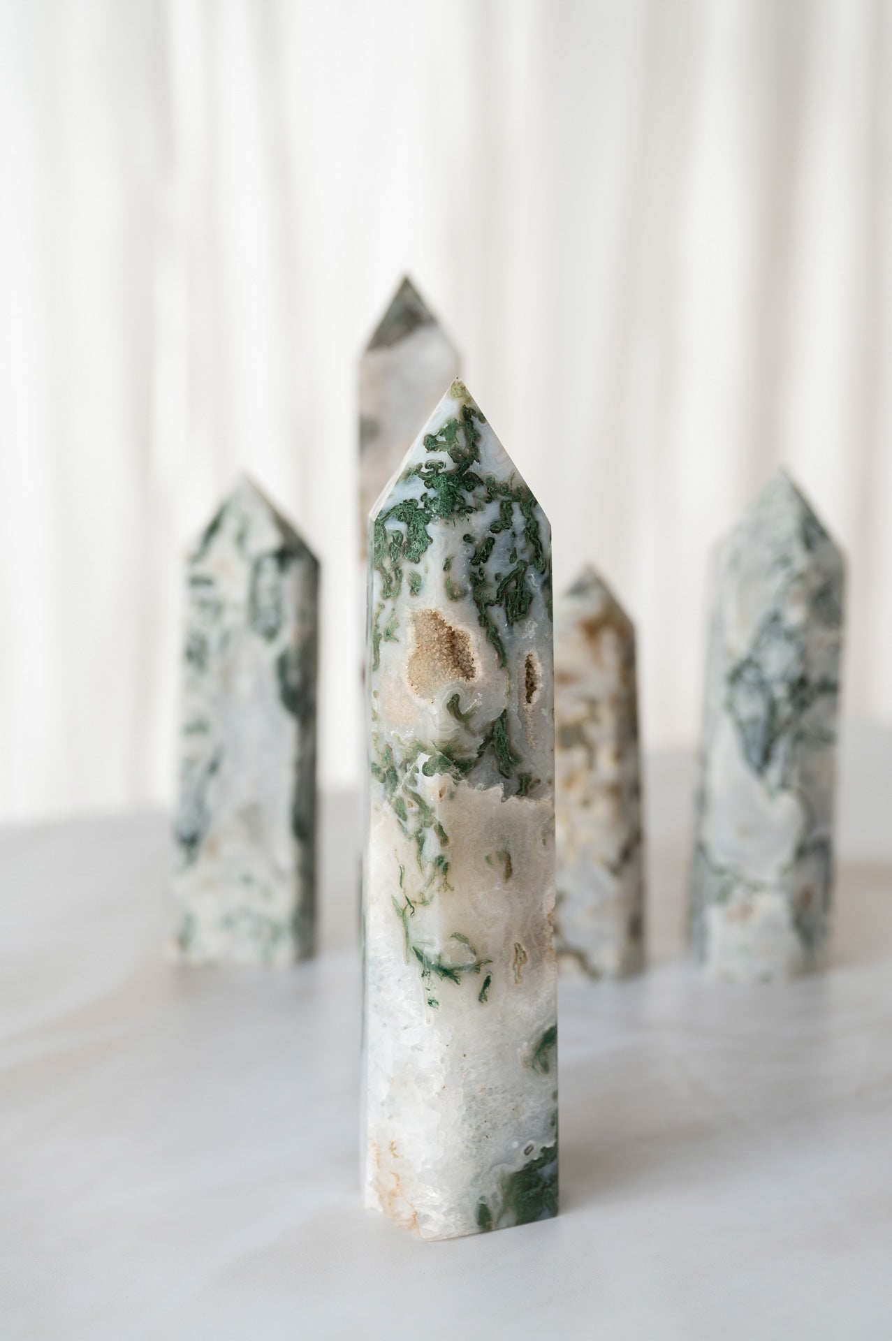 Moss Agate Towers