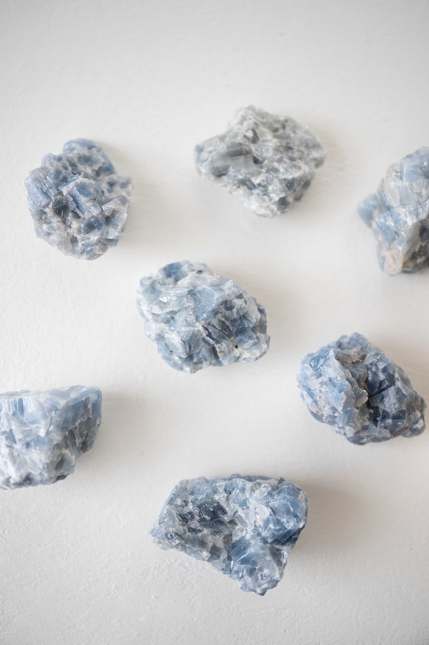 Blue Calcite Raw Chunks