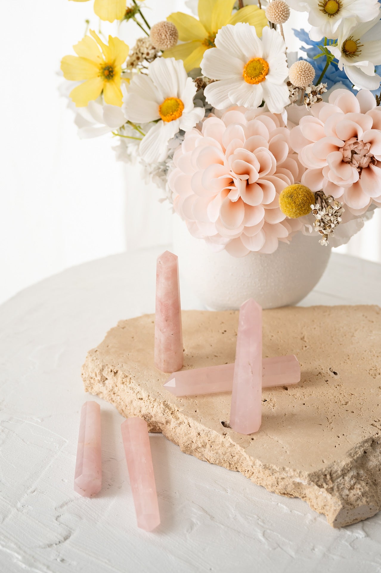 Rose Quartz Medium Tower