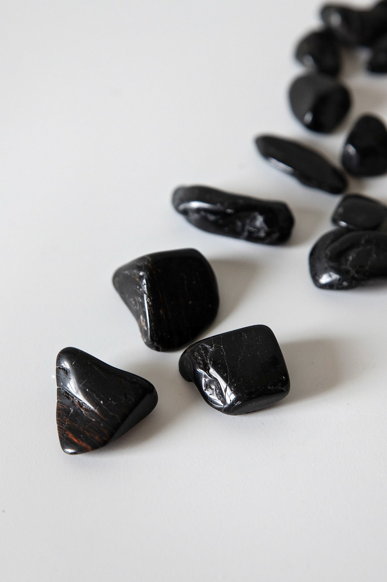 Black Tourmaline Tumbles